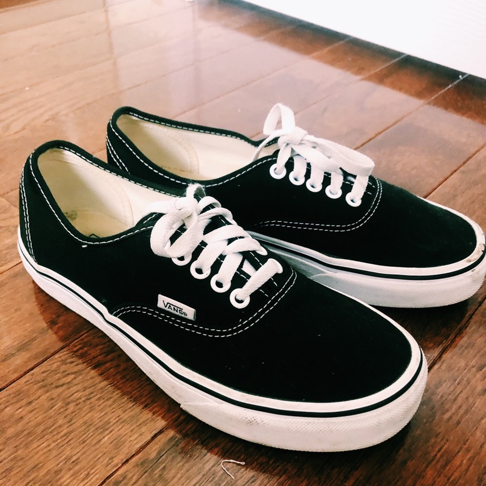 Vans Authentic Black and White shoes